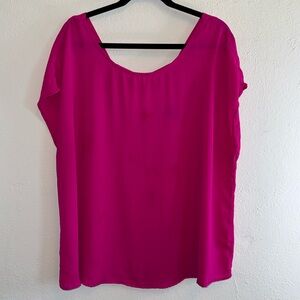 Torrid Pink Raspberry Short Sleeve Top